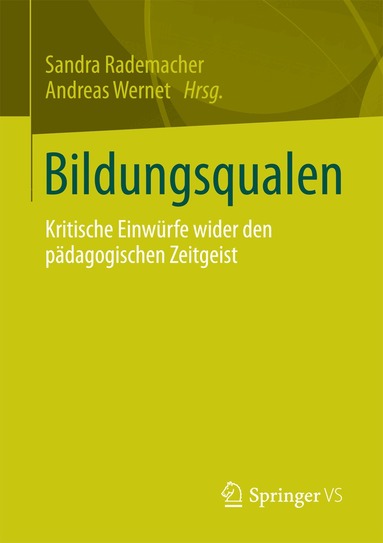 Sandra Rademacher, Andreas Wernet - Bildungsqualen, Häftad