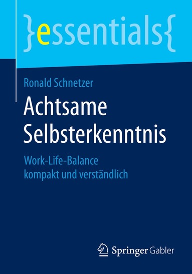Ronald Schnetzer - Achtsame Selbsterkenntnis, Häftad