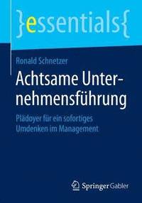 bokomslag Achtsame Unternehmensfhrung