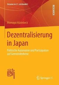 bokomslag Dezentralisierung in Japan