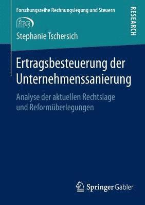 bokomslag Ertragsbesteuerung der Unternehmenssanierung