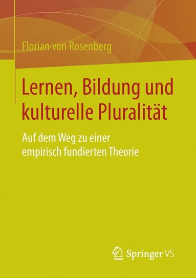 bokomslag Lernen, Bildung und kulturelle Pluralitt