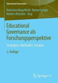 bokomslag Educational Governance als Forschungsperspektive