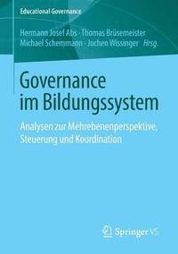 bokomslag Governance im Bildungssystem