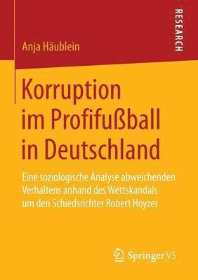 bokomslag Korruption im Profifußball in Deutschland
