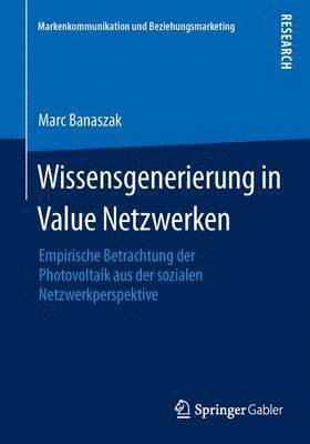 bokomslag Wissensgenerierung in Value Netzwerken