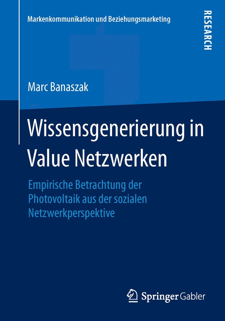 Wissensgenerierung in Value Netzwerken 1