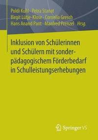 bokomslag Inklusion von Schlerinnen und Schlern mit sonderpdagogischem Frderbedarf in Schulleistungserhebungen