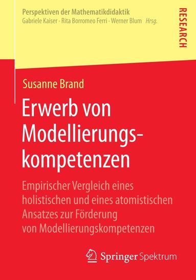 Susanne Brand - Erwerb von Modellierungskompetenzen, Häftad