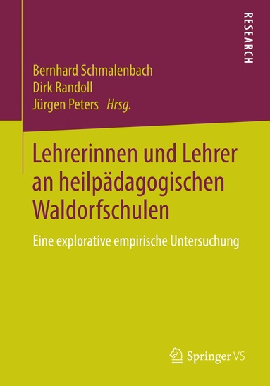 Bernhard Schmalenbach, Dirk Randoll, Jürgen Peters - Lehrerinnen und Lehrer an heilpädagogischen Waldorfschulen, Häftad