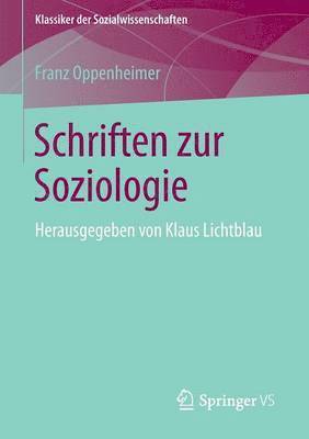 Schriften zur Soziologie 1