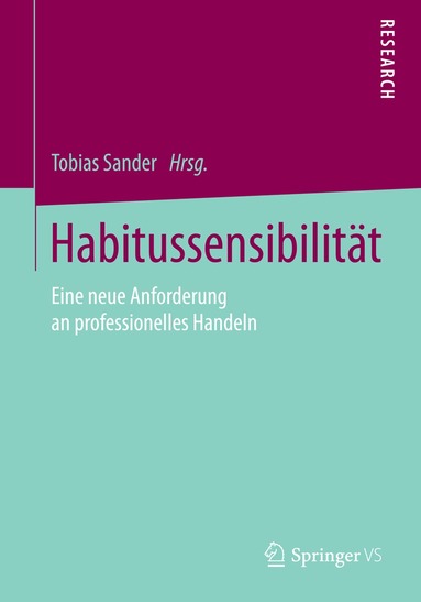 Tobias Sander - Habitussensibilität, Häftad