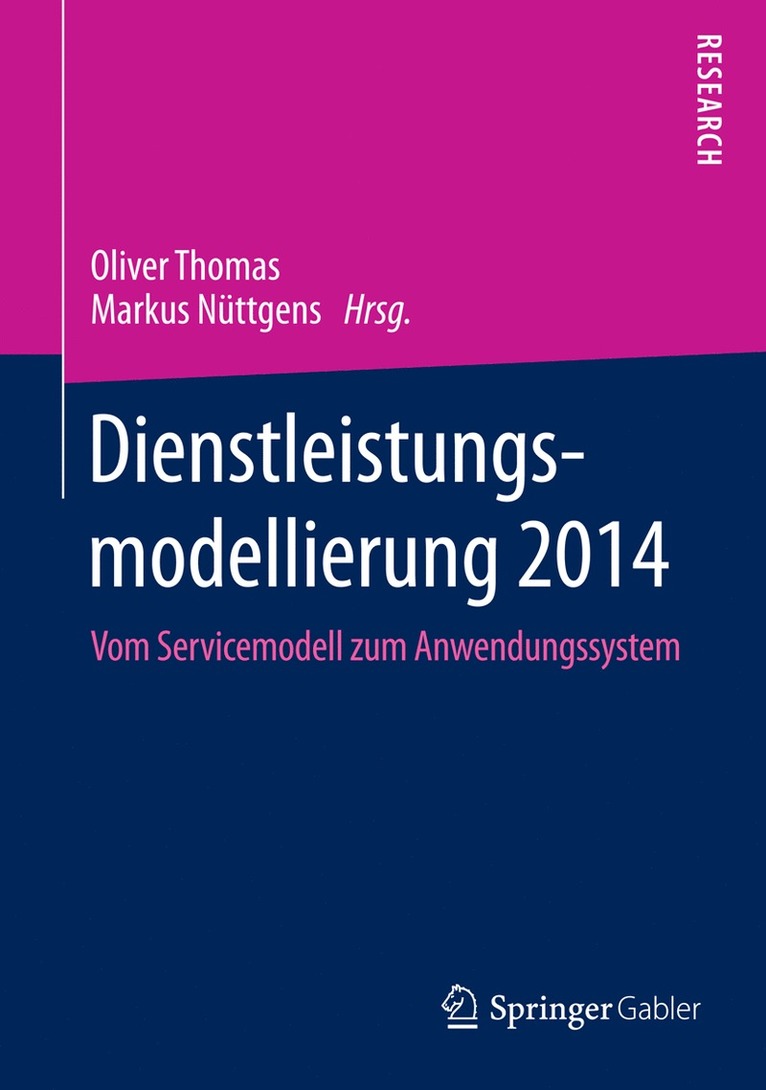 Oliver Thomas, Markus Nüttgens - Dienstleistungsmodellierung 2014, Inbunden