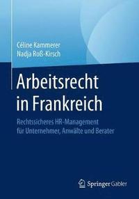 bokomslag Arbeitsrecht in Frankreich