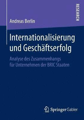 Internationalisierung und Geschftserfolg 1