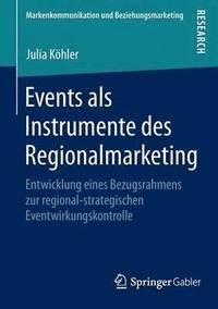 bokomslag Events als Instrumente des Regionalmarketing