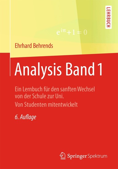 Ehrhard Behrends - Analysis Band 1, Häftad