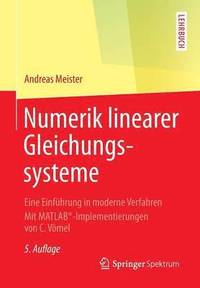 bokomslag Numerik linearer Gleichungssysteme