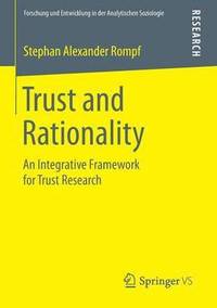 bokomslag Trust and Rationality