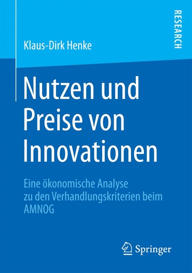 bokomslag Nutzen und Preise von Innovationen