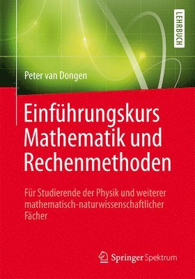 Peter van Dongen, Peter Van Dongen - Einführungskurs Mathematik und Rechenmethoden, Häftad