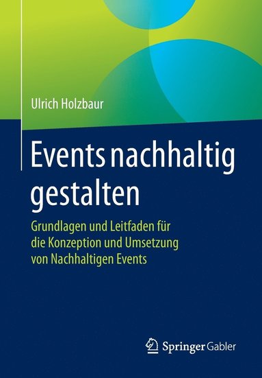 bokomslag Events nachhaltig gestalten