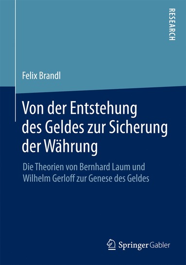 bokomslag Von der Entstehung des Geldes zur Sicherung der Wahrung