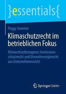 bokomslag Klimaschutzrecht im betrieblichen Fokus