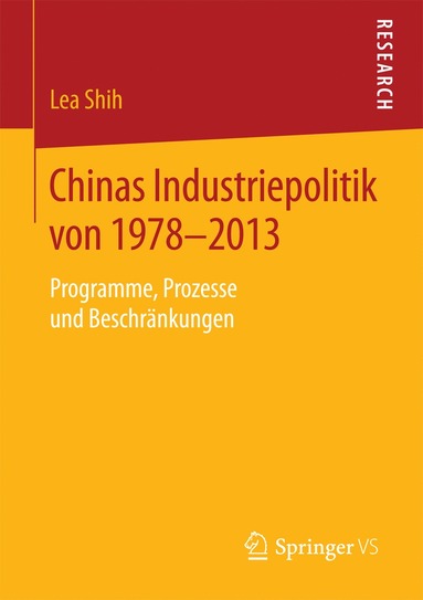 bokomslag Chinas Industriepolitik von 1978-2013