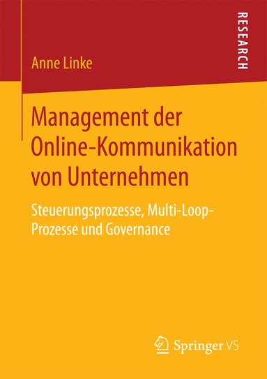 bokomslag Management der Online-Kommunikation von Unternehmen