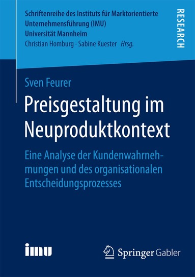 Sven Feurer - Preisgestaltung im Neuproduktkontext, Häftad