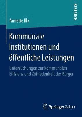 bokomslag Kommunale Institutionen und ffentliche Leistungen