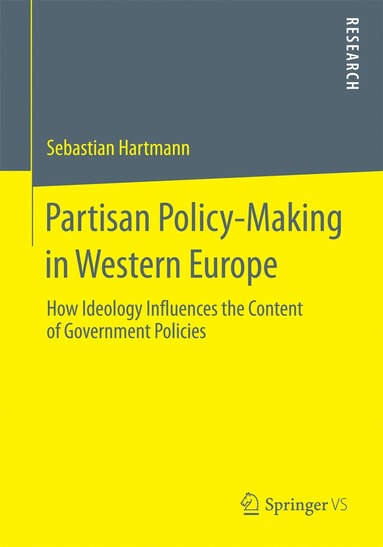 bokomslag Partisan Policy-Making in Western Europe