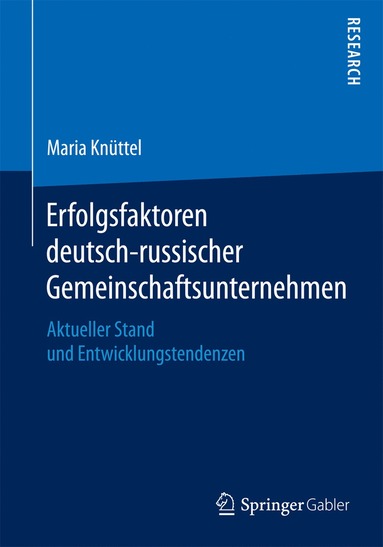 bokomslag Erfolgsfaktoren deutsch-russischer Gemeinschaftsunternehmen