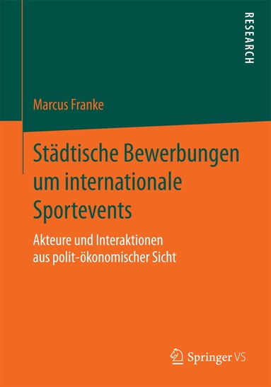 Marcus Franke - Städtische Bewerbungen um internationale Sportevents, Häftad