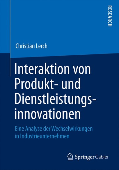 bokomslag Interaktion von Produkt- und Dienstleistungsinnovationen