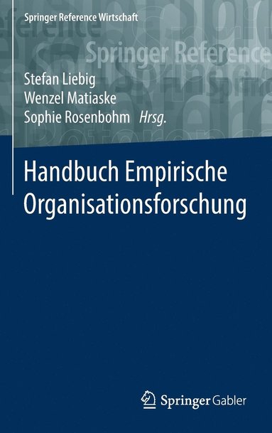 bokomslag Handbuch Empirische Organisationsforschung
