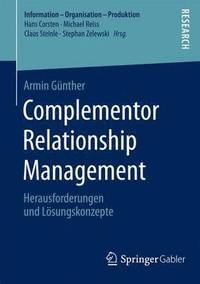 bokomslag Complementor Relationship Management