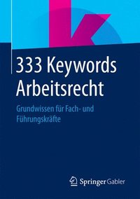 bokomslag 333 Keywords Arbeitsrecht