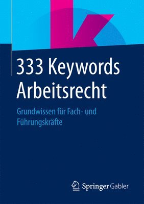 333 Keywords Arbeitsrecht 1