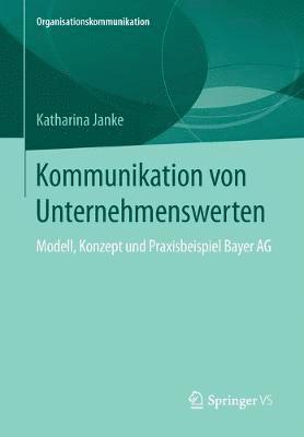 bokomslag Kommunikation von Unternehmenswerten