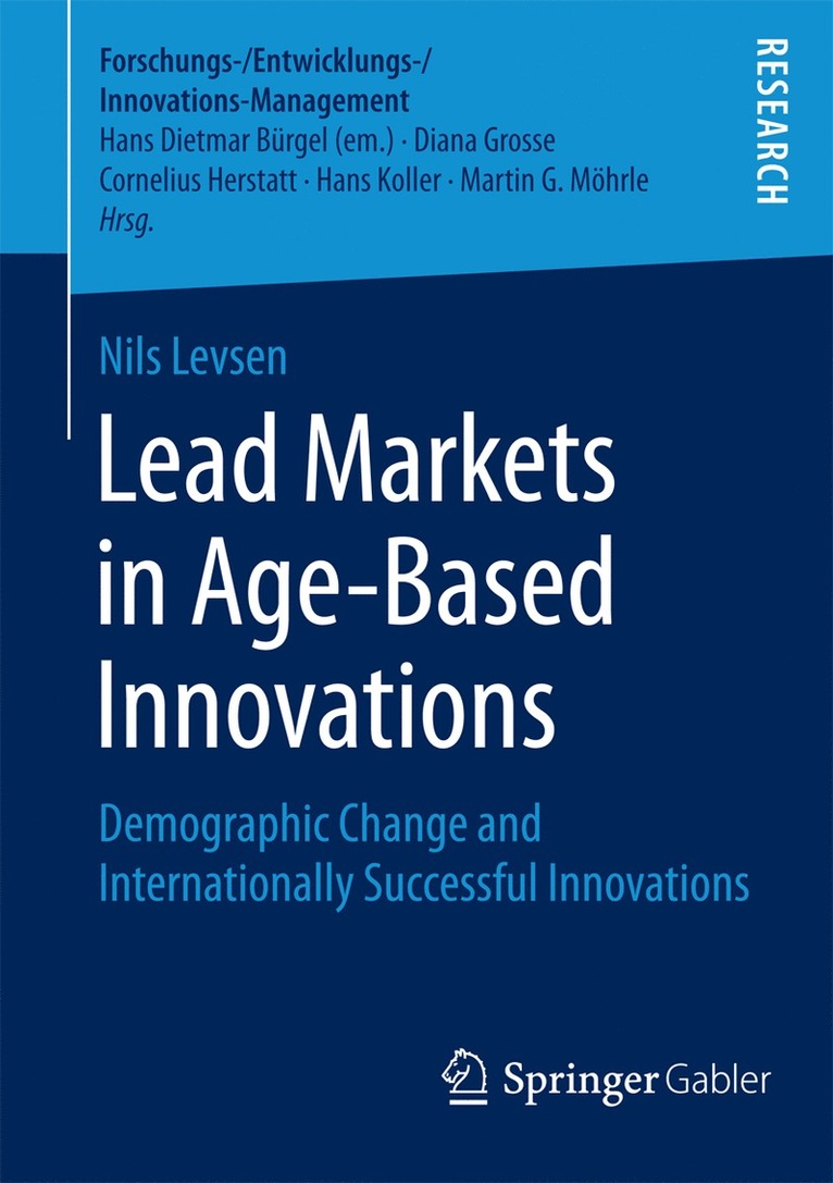 Nils Levsen - Lead Markets in Age-Based Innovations, Häftad