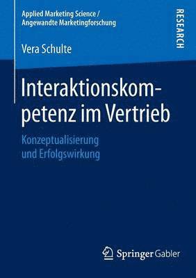 bokomslag Interaktionskompetenz im Vertrieb