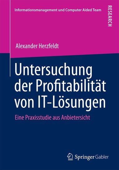 Alexander Herzfeldt - Untersuchung der Profitabilität von IT-Lösungen, Häftad