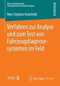 bokomslag Verfahren zur Analyse und zum Test von Fahrzeugdiagnosesystemen im Feld