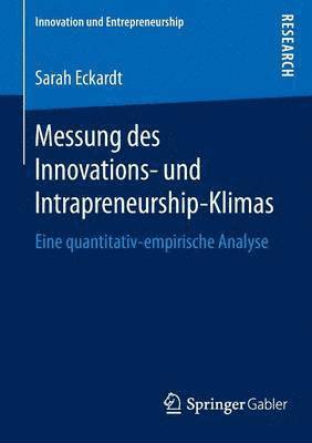 bokomslag Messung des Innovations- und Intrapreneurship-Klimas