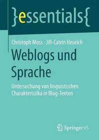 bokomslag Weblogs und Sprache