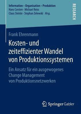 bokomslag Kosten- und zeiteffizienter Wandel von Produktionssystemen