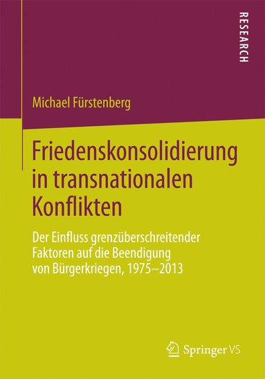 bokomslag Friedenskonsolidierung in transnationalen Konflikten