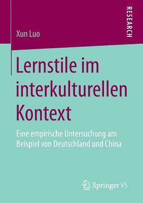 Xun Luo - Lernstile im interkulturellen Kontext, Häftad